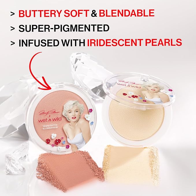 wet n wild Marilyn Monroe Collection Icon Highlighter - Cool Champagne