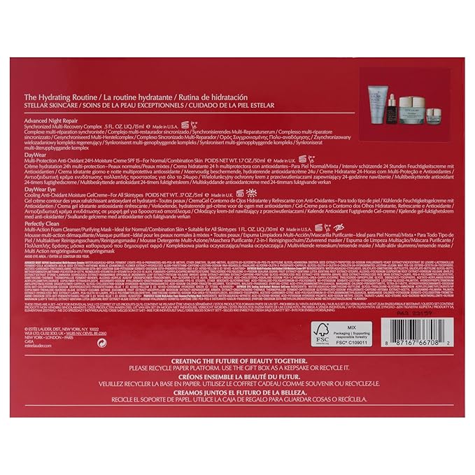 Estee Lauder The Hydrating Routine Set for Women - 4 Pc kit