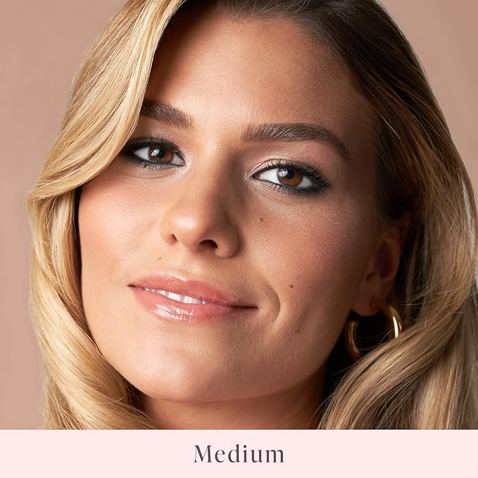 Mally Beauty Flawless Finish Transforming Effect Foundation - Medium - Full Coverage Cream Foundation - Breathable & Lightweight - Hydrating Formula with Vitamin E - Satin Finish