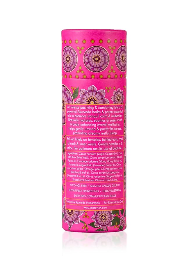 SPA CEYLON SLEEP INTENSE Dream Balm Roll-On | Intense Pacifying Blend | Silicone-Free | Hydrating | Promotes Restful Sleep | Suitable for all skin types
