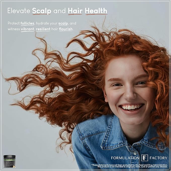 Crown of Glory 10-in-1 Hair Growth Maximizer, DHT Blocker with Saw Palmetto, Fo-Ti, Collagen, Supports Thicker Hair & Scalp Health (2 Month Supply, 120 Capsules)