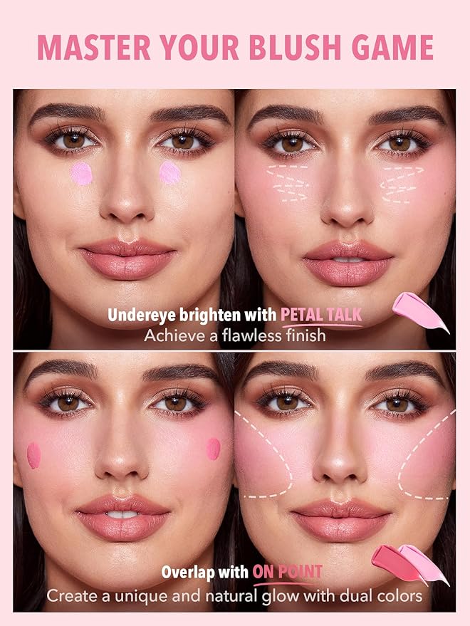 SHEGLAM Color Bloom Liquid Blush Makeup for Cheeks Matte Finish - Petal Talk
