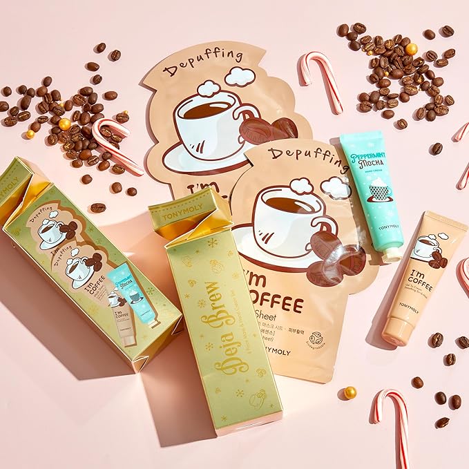 TONYMOLY Deja Brew Coffee Skincare Set, 3.2 oz.