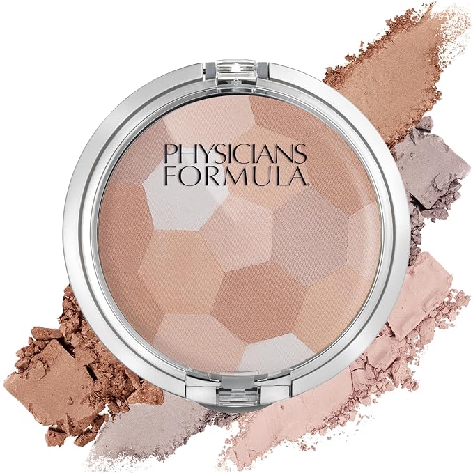 Physicians Formula Setting Powder Palette Multi-Colored Pressed Finishing Powder Translucent & Butter Glow Concealer Light-to-Medium