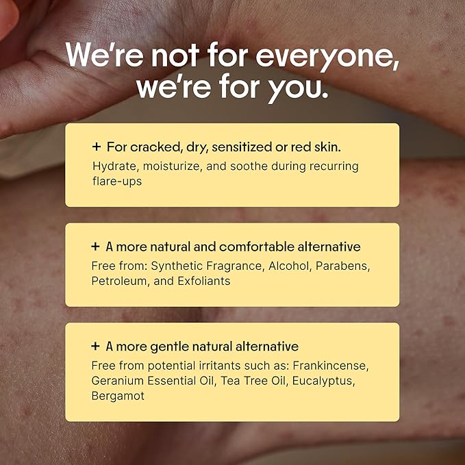 Clearbody Organics Colloidal Oatmeal Eczema Cream with Manuka Honey - 4 oz - Plant-Based Moisturizer & Eczema Ointment for Dry, Itchy Skin Relief