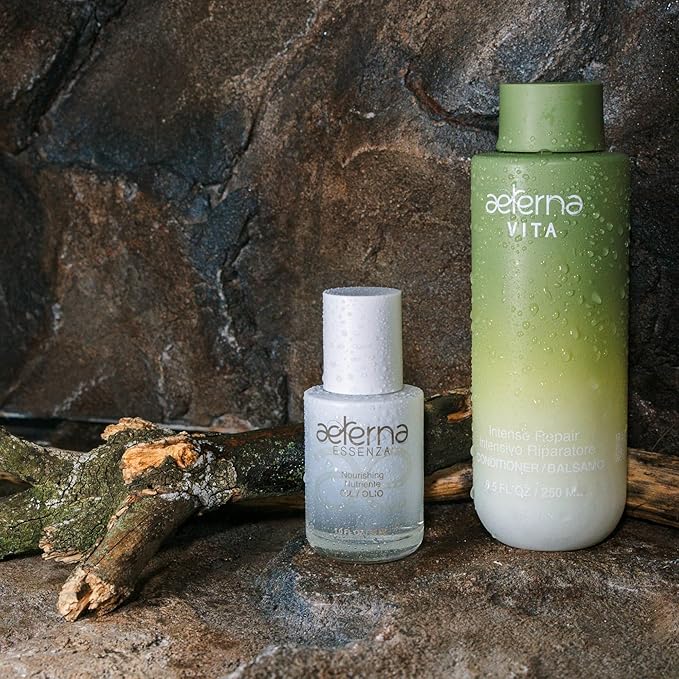 Aeterna ESSENZA - Nourishing Hair with Linseed & UV Protection - Lightweight, Non-Greasy Formula - Sulfates, Parabens & Silicones Free | For All Hair Types - 30 ml