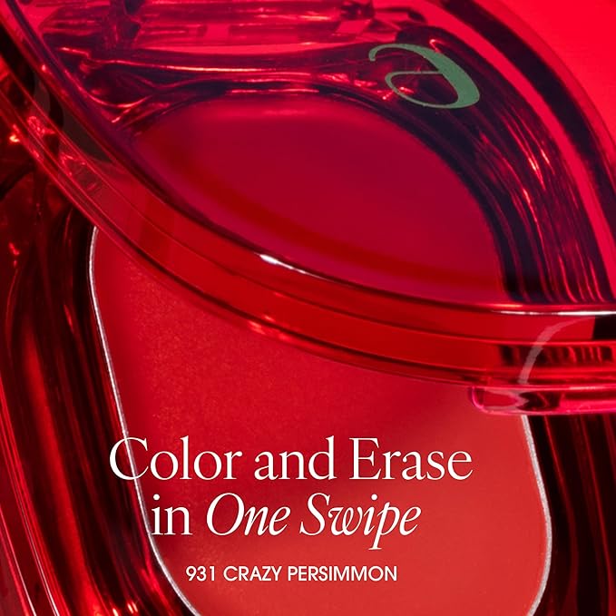 PLAT LIPS 931 CRAZY PERSIMMON, Lip & Cheek, Lightweight, Naturally Dewy+ Glowy Finish, Blendable & Buildable Formula (1.2g, 0.003 oz.)