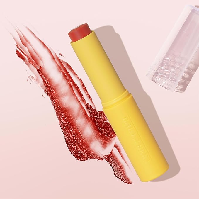 Burt’s Bees Back To School Dorm Essentials, Tinted Boosted Balm, Rose Knows, Hydrating Tinted Lip Balm with Vitamin C, E, and F Core, 24 Hour Lip Moisturizer, 100% Natural Origin, 1 Count, 0.16oz