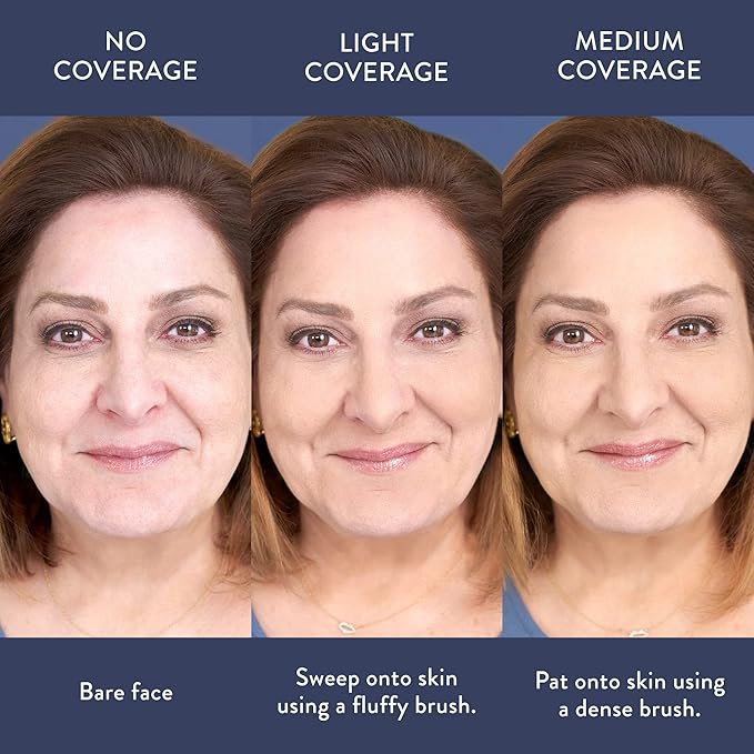 LAURA GELLER NEW YORK Award-Winning Baked Balance-n-Brighten Color Correcting Powder Foundation - Sand - Buildable Light to Medium Coverage - Demi-Matte Natural Finish