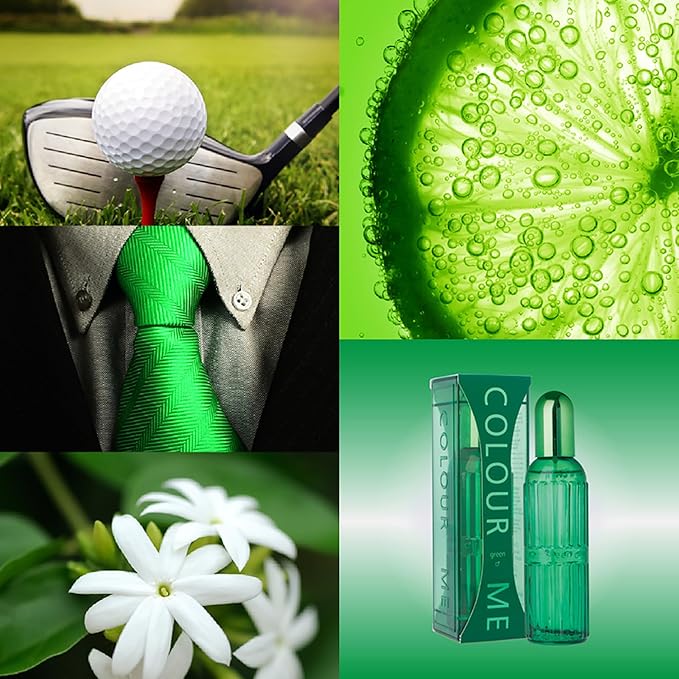 COLOUR ME Milton-Lloyd Green - Cologne for Men - Oriental Perfume for Men - Woody, Amber Fragrances - Mens Cologne - Long Lasting Perfume - 3 oz.