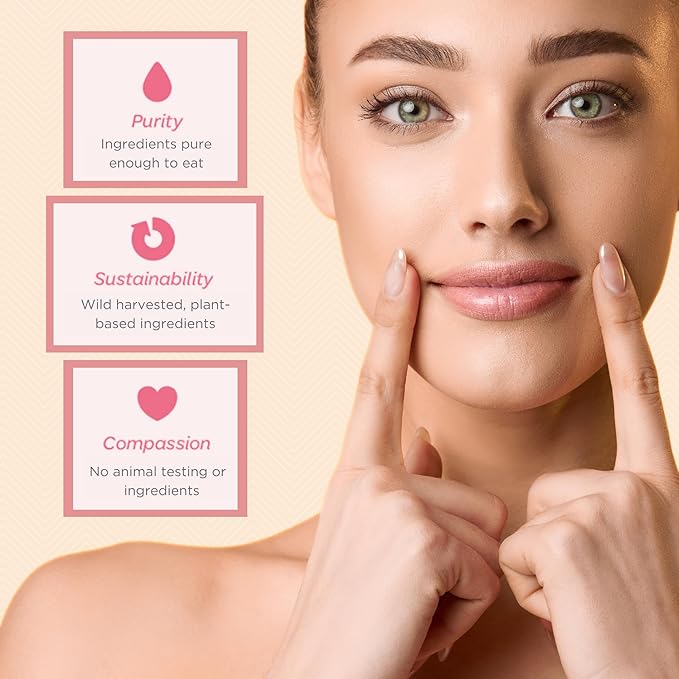 Natural Lip Butter Lip Balm - Vanilla - Pure Enough to Eat - Made With Just 6 Vegan Ingredients - 100% Natural & Organic Moisturizing Lip Care for All Day Hydration (4-Pack)