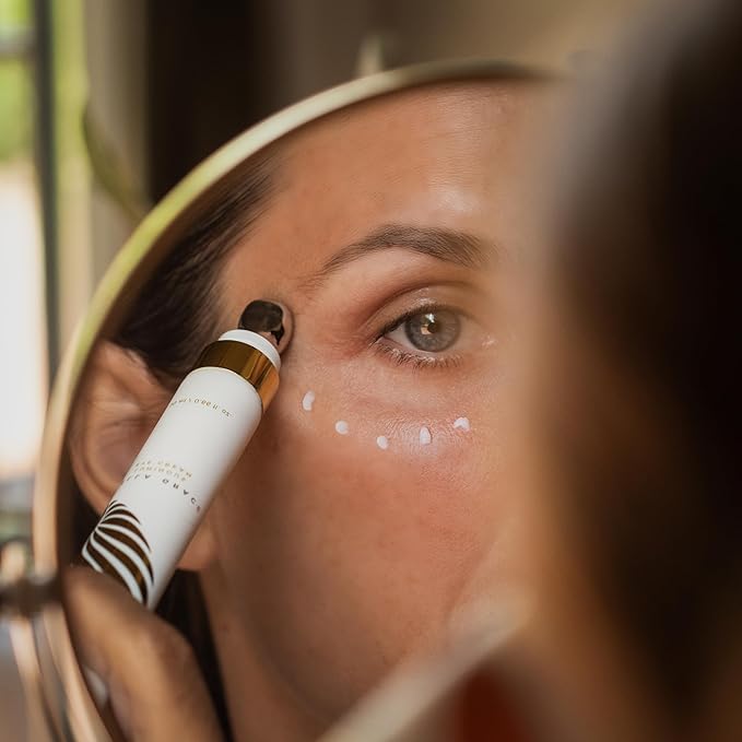 Bella Grace Eye Cream with Hyaluronic Acid & Squalane for Under Eye Bags, Dark Circles & Puffiness, Nourishing & Hydrating, Supports Anti Aging, Fine Lines & Wrinkles, Elasticity & Firmness, 0.5 fl oz