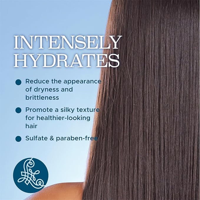 Luseta Hyaluronic Acid Moisturizing Shampoo & Conditioner Set for Dry and Damaged Hair, Sulfate Free Shampoo and Conditioner for Women Infused with Argan Oil and Shea Butter Paraben-Free2 x 16.9oz