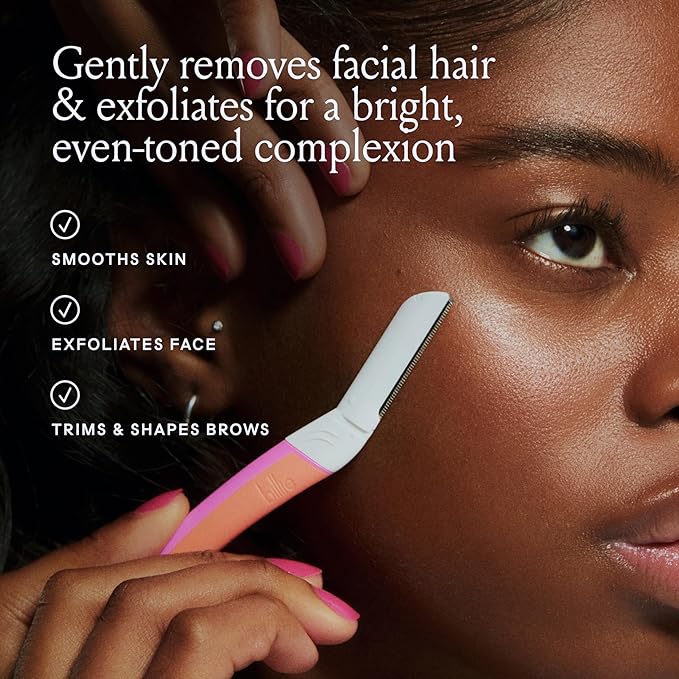 Billie - Dermaplane Refill Blades - Stainless Steel Blades with Safety Micro-guards - Nickel-free - Gently Exfoliates Skin - 3 count