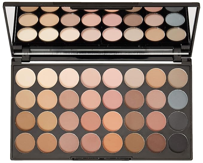 Makeup Revolution 32 Color Eyeshadow Palette, Flawless Matte