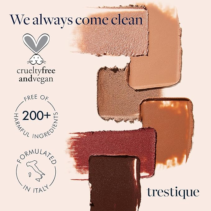 trestique Bronzer Stick, Refillable Contour Stick With Built-In Blending Brush, Sustainable Contour Makeup, Clean Beauty Cream Bronzer