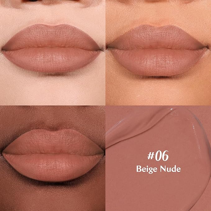 2-IN-1 Lip Liner and Lip Stain, High Pigmented Long Lasting Velvet Lip Tint, Well-Defined Lipliner, Weightless Waterproof Not Animal Tested, Matte Finish Makeup