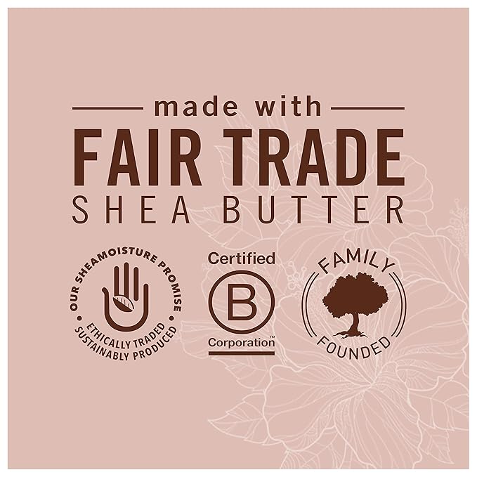 SheaMoisture Curl & Style Milk Coconut & Hibiscus with Silk Protein & Neem Oil for Thick, Defined, Curly Hair Fair Trade, Sulfate-Free 8 oz