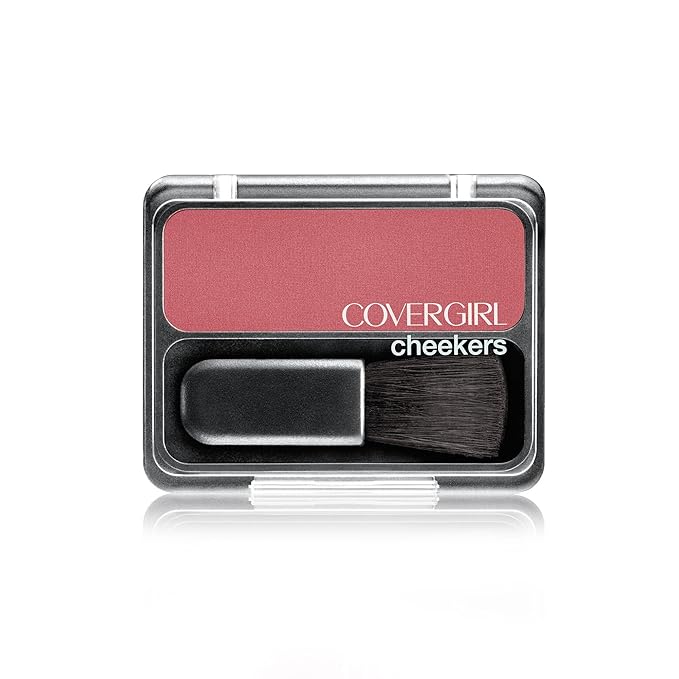 COVERGIRL Cheekers Blendable Powder Blush Rock 'n Rose, .12 oz (packaging may vary), 1 Count (Pack of 2)