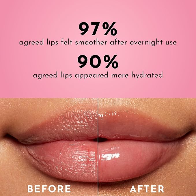 LAWLESS Women's Forget The Filler Overnight Lip Plumping, Sweet Daisy, Pink, 0.28 Ounce
