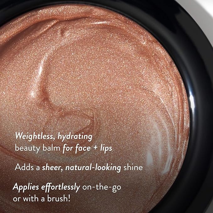 LAURA GELLER NEW YORK The Wonder Balm Complexion Enhancer - Hydrating Weightless Subtle Hint of Color + Glow for Mature Skin - Vegan Squalane - Apply to Cheeks & Lips (04 Honey Haze)