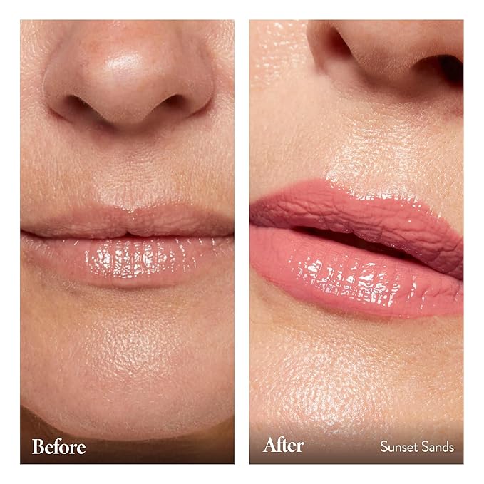 LAURA GELLER NEW YORK Shine-n-Shield Lip Balm SPF 15, Sunset Sands - Nourishes, Hydrates & Protects Lips