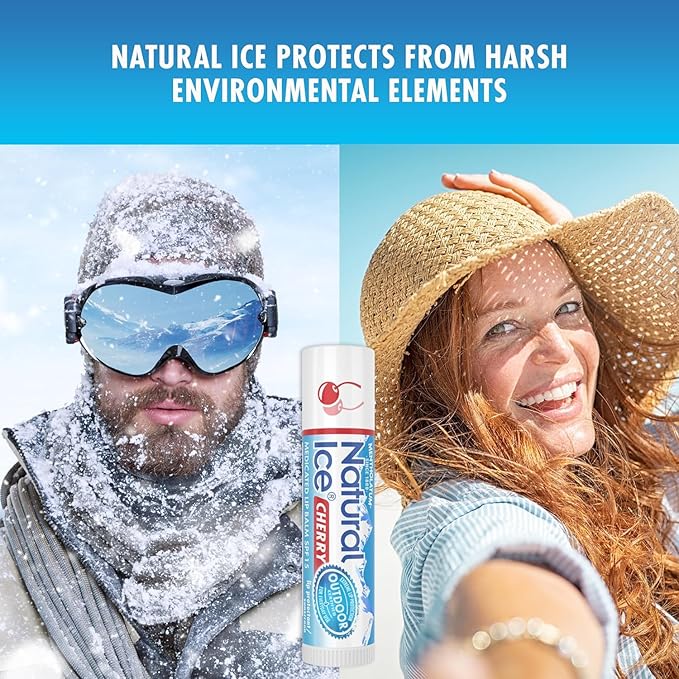 Natural Ice Medicated Lip Protect SPF 15 Cherry 12 Pkgs