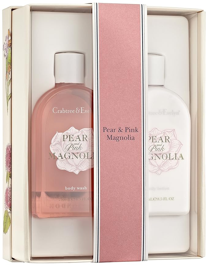 Crabtree & Evelyn Pear and Pink Magnolia Duo