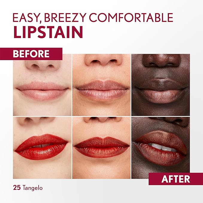 COVERGIRL Outlast Lipstain Bundle - Tangelo 25 & Canyon 35 Shades, Vegan Formula