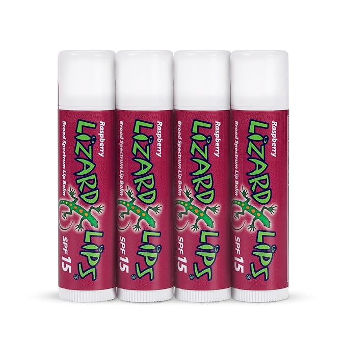 Lizard Lips SPF 15 Lip Balm (Raspberry)