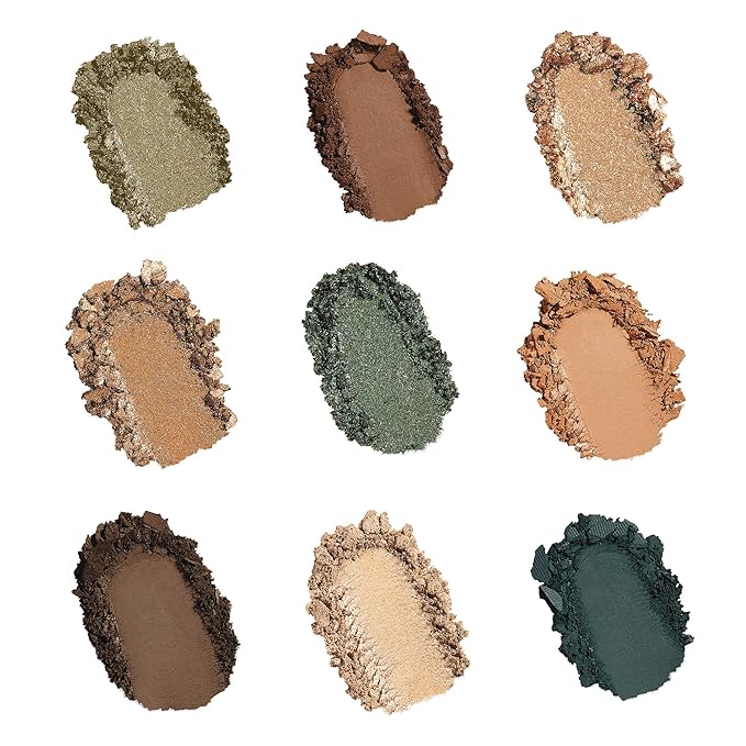 Sigma Beauty On-the-Go Eyeshadow Palette - Ivy - 9 Bold Eyeshadow Shades in Matte, Shimmer and Metalic Finishes - Highly Pigmented Vegan Eye Makeup Palette - Clean Beauty Products