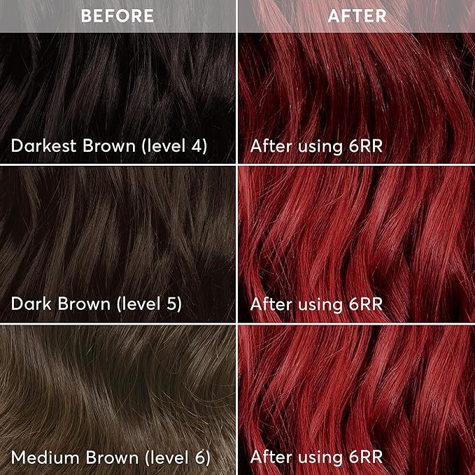 Madison Reed Radiant Hair Color Kit | 6RR Medium Cayenne Red (Savona Scarlet) for 100% Gray Hair Coverage | Salon Quality Permanent Hair Dye | PPD-Free & Ammonia-Free | (Packaging May Vary) 1 Pack