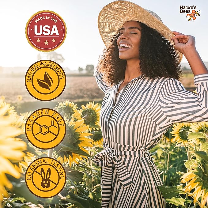 Nature's Bees - Cocoa Butter Lip Balm Moisturizer - Original 72 Pack, 4 Flavors - Original, Shea Butter, Mango Butter, Olive Oil - Made w/Coconut Oil, Beeswax, Vitamin E, Aloe - 0.15oz (4.2g)