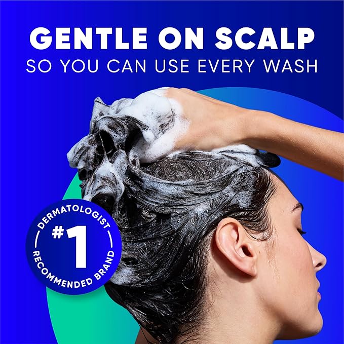 Head & Shoulders Clinical Strength Dandruff Shampoo, Selenium Sulfide Dandruff Defense, Intensive Itch Relief, Seborrheic Dermatitis Relief, Cooling Menthol, 13.5 Fl Oz Each, 2 Pack