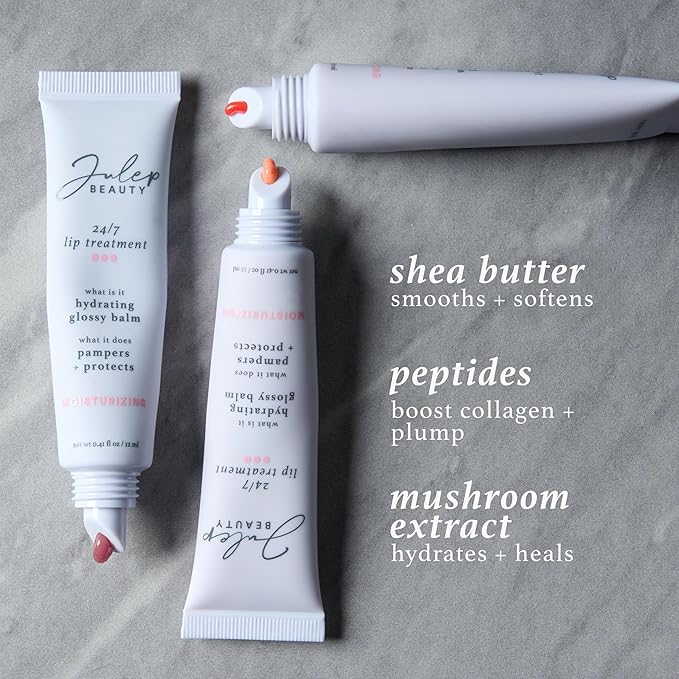 Julep 24/7 Lip Treatment – Hydrating & Glossy Lip Balm and Lip Sleeping Mask with Shea Butter – Moisturize, Protect & Soothe – Vegan & Cruelty-Free - It's a Vibe
