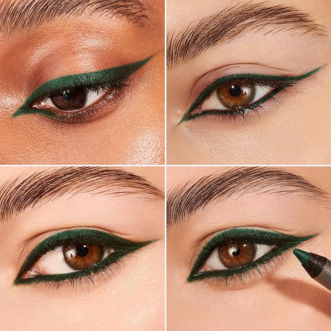 Wonderskin Eyeliner Pencil, 1440 Longwear Green Eyeliner Pencil - Waterproof, Sharpenable & Smudge Proof