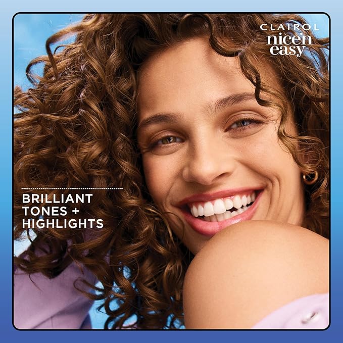 Clairol Nice'n Easy Permanent Hair Dye, 5C Medium Cool Brown Hair Color, Pack of 3