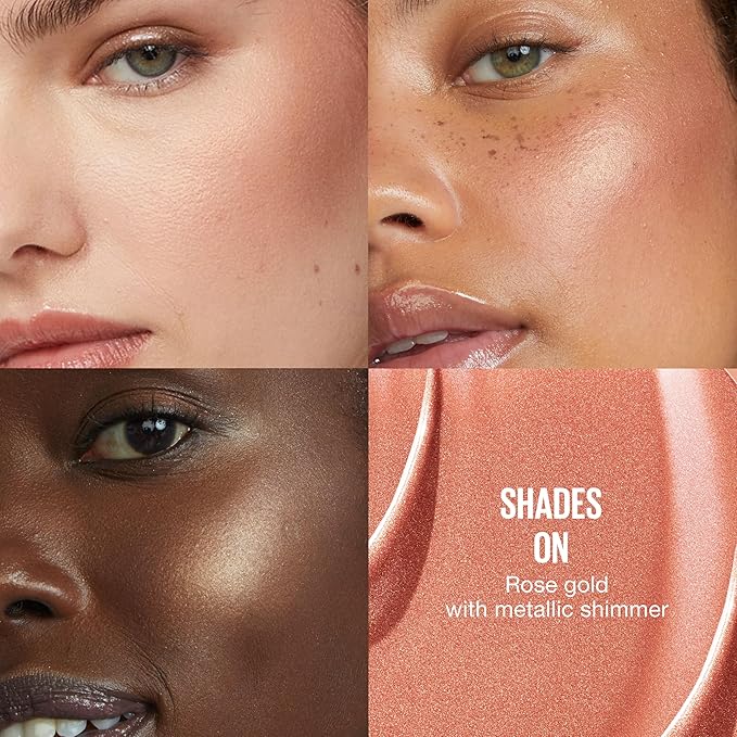 Maybelline Sunkisser Multi-Use Liquid Blush and Bronzer, Blendable, Longwear, Glowy Make Up, Shades On, 1 Count