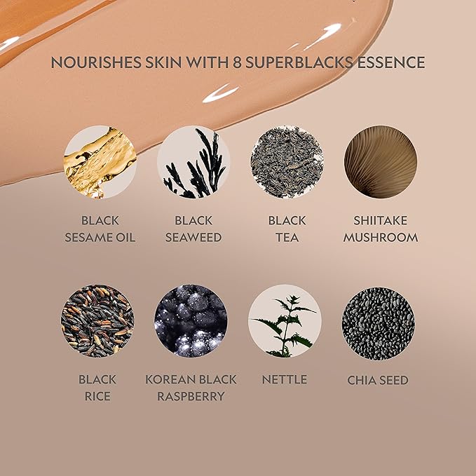 YENSA Super Silk Foundation - Full Coverage, Age-defying complex of Vitamin C, E, Ferulic, and Bakuchiol Oil (Light Medium 1) 1.0 fl oz