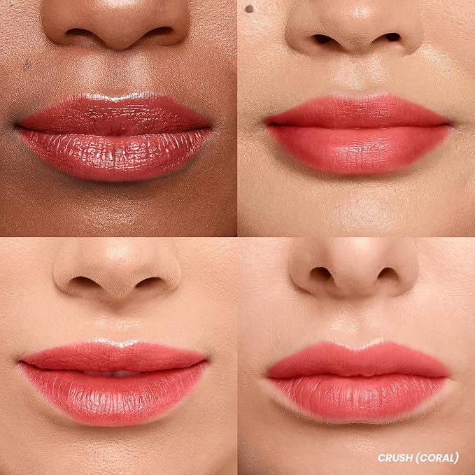 Wonderskin Wonder Blading Lip Stain Peel Off and Reveal Kit - Long Lasting, Waterproof Pink Lip Tint, Transfer Proof Natural Lip Stain Kit (Crush)