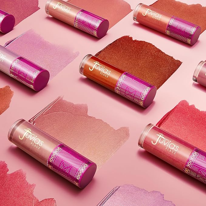 Juvia's Place Blushed Liquid BlushLighter Soft Tulip Glow - Liquid Blush for Cheeks with Luminous Glow, Long-Wearing, Buildable & Highly-Pigmented Makeup Blush, Easy to Blend Liquid Blush