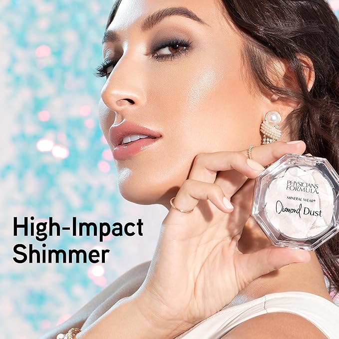 Physicians Formula Mineral Wear® Mini Diamond Dust - Starlit Glow, Finishing Powder, Travel Size, Clean Beauty