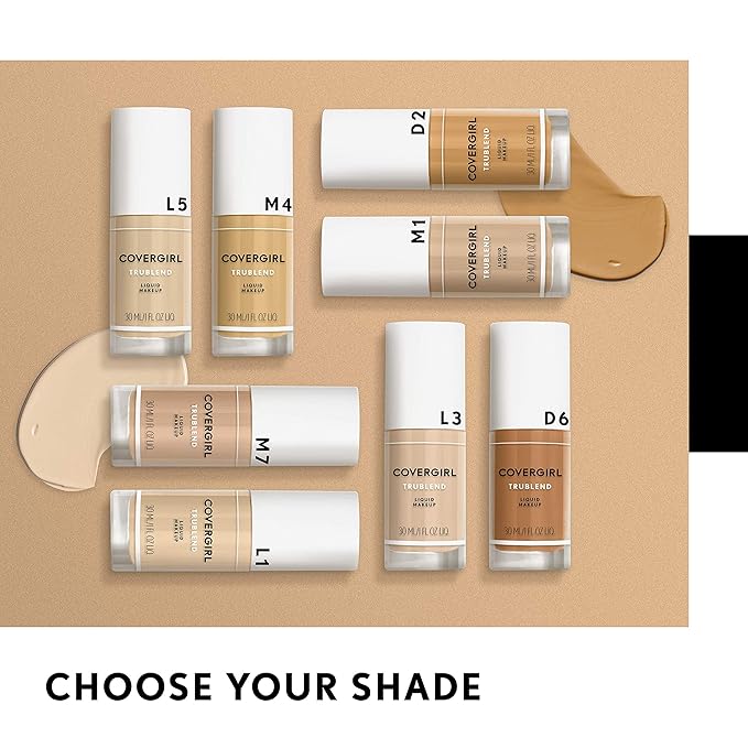 Covergirl Trublend Liquid Makeup Foundation, L5 Creamy Natural, 1 Fluid Ounce (Pack of 2)