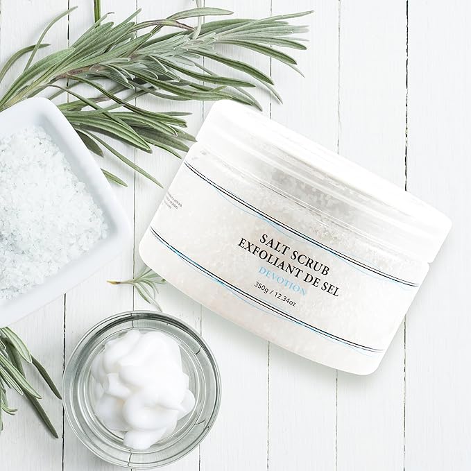 Vivo Per Lei Body Scrub - Exfoliating Body Scrub with Dead Sea Minerals - Dead Sea Salt Scrub for Hands & Legs - Body Exfoliant for a Supple Beach Body - 350 g/ 12.34 oz