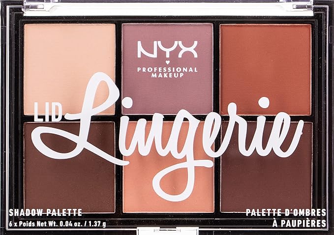 NYX PROFESSIONAL MAKEUP Lid Lingerie Shadow Palette, Eyeshadow Palette