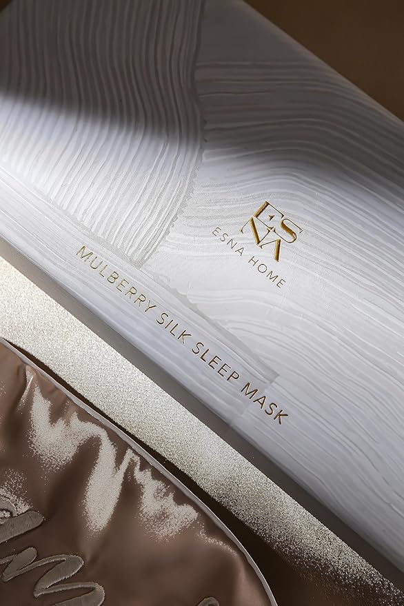 ESNA HOME 22-Momme Mulberry Silk (Sleep Mask Silk, Dreamer)