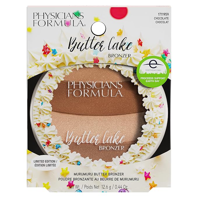 Physicians Formula Murumuru Butter Bronzer Face Makeup, Cheat Day Donut, Chocolate