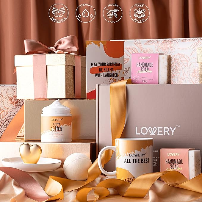 Gift for Women, Personalized Gifts for Her, Funny Thank You Gift, Inspirational Gifts for Female Wife Mom Sister Coworker Mother Best Friend Girlfriend, Unique Happy Birthday, Spa Gift Set