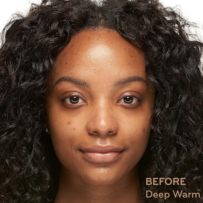 pūrlisse Radiant Glow Illuminating BB Cream with SPF 30 - Glow BB Cream Enriched with Goji & Hawthorn Berry for Dewy Skin - Helps to Improve Skin Texture & Radiance - Deep (1.4 oz)
