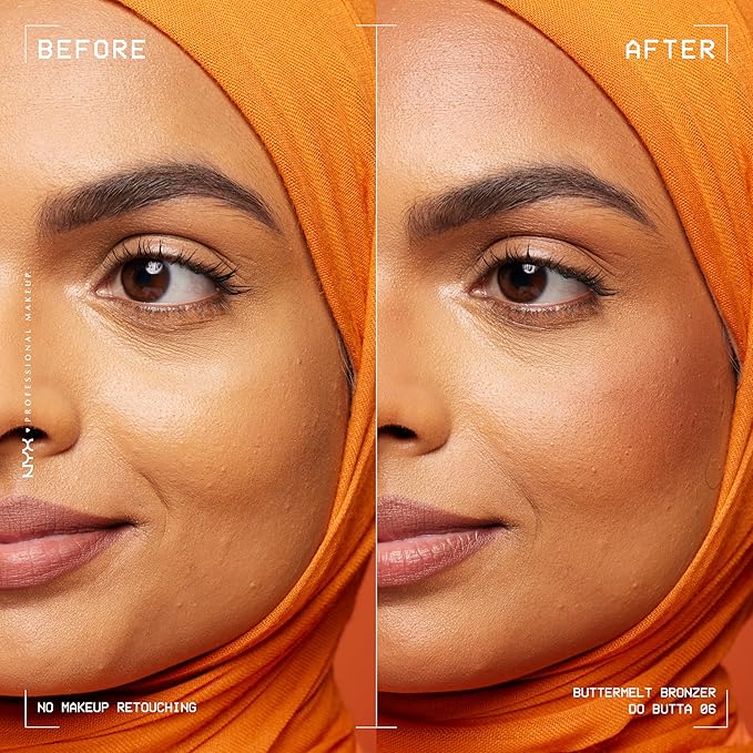 NYX PROFESSIONAL MAKEUP Matte Buttermelt Bronzer, Longwear Face Makeup with Up to 12 Hours of Wear, Vegan Formula - Do Butta